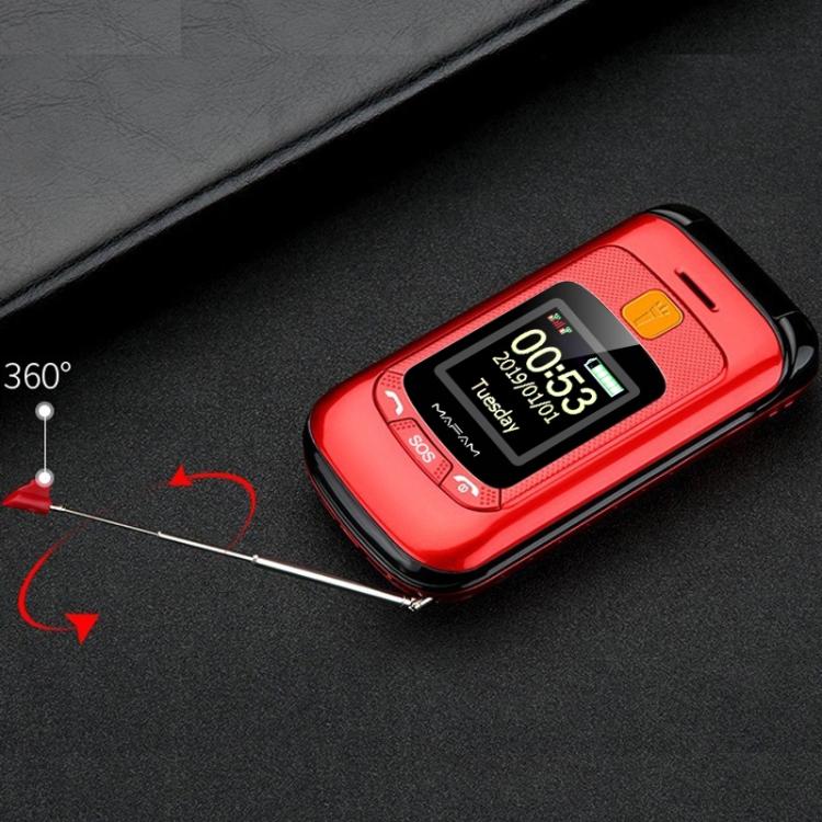 2.4 นิ้ว, 32MB + 32MB, รองรับ FM, SOS, GSM, หมายเลขครอบครัว, ปุ่มใหญ่, สองซิม, EU Plug