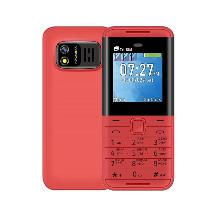 1.33 นิ้ว, MTK6261D, 21 คีย์, รองรับ Bluetooth, FM, Magic Sound, บันทึกการโทรอัตโนมัติ, GSM, Triple SIM, Russian Key