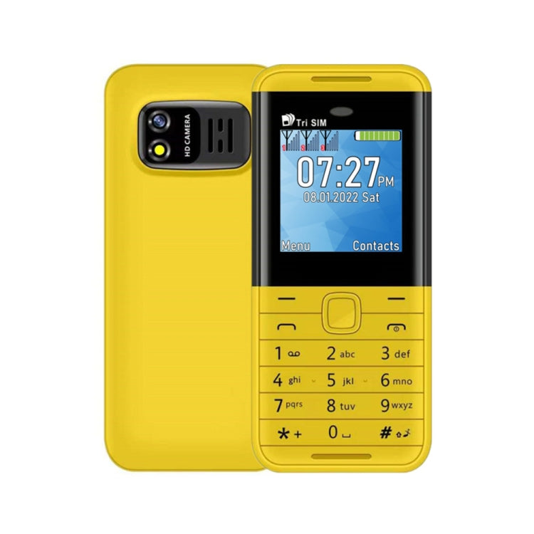 1.33 นิ้ว, MTK6261D, 21 คีย์, รองรับ Bluetooth, FM, Magic Sound, บันทึกการโทรอัตโนมัติ, GSM, Triple SIM, English Key