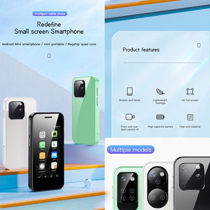 2.5 นิ้ว MTK6580 Quad Core สูงสุด 1.3GHz, Bluetooth, WiFi, FM, เครือข่าย: 3G, สองซิม, XS13