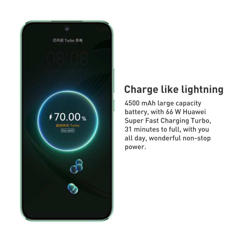 กล้องหลังคู่, การระบุลายนิ้วมือหน้าจอ, 6.7 นิ้ว HarmonyOS Qualcomm Snapdragon 778G 4G Octa Core สูงสุด 2.4GHz, เครือข่าย: 4G, OTG, NFC, ไม่รองรับ Google Play, nova 11 256GB