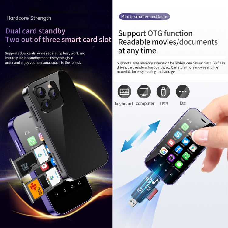 การจดจำใบหน้า, 3.0 นิ้ว Android 9.0 MTK6739CW Quad Core สูงสุด 1.28GHz, OTG, เครือข่าย: 4G, Dual SIM, รองรับ Google Play, 3GB+64GB