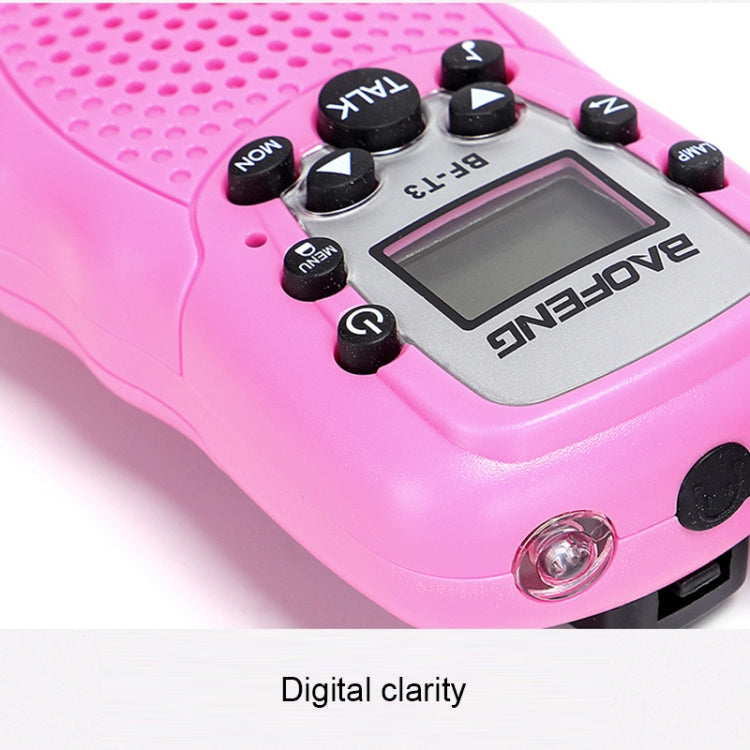 2 ชิ้น BaoFeng BF-T3 1 วัตต์เด็กวงเดียววิทยุมือถือเครื่องส่งรับวิทยุพร้อมฟังก์ชั่นการตรวจสอบ, สหรัฐเสียบ, BF-T3 US Plug