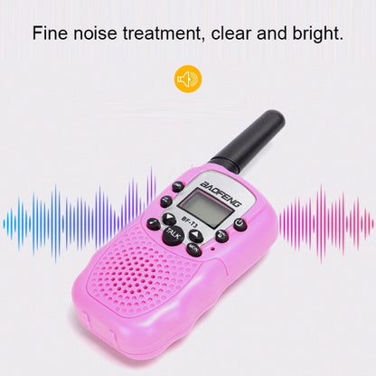 2 ชิ้น BaoFeng BF-T3 1 วัตต์เด็กวงเดียววิทยุมือถือเครื่องส่งรับวิทยุพร้อมฟังก์ชั่นการตรวจสอบ, สหภาพยุโรปเสียบ, BF-T3 EU Plug