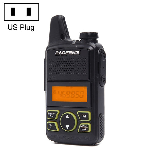 BaoFeng BF-T1 วิทยุวงเดียวเครื่องส่งรับวิทยุแบบใช้มือถือ, ปลั๊ก US, BF-T1 US Plug