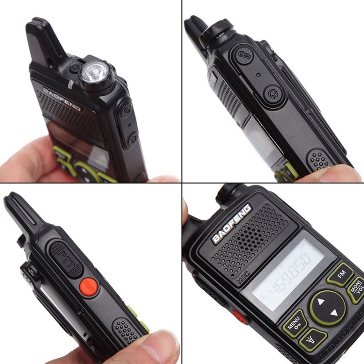 BaoFeng BF-T1 วิทยุวงเดียวเครื่องส่งรับวิทยุแบบใช้มือถือ, ปลั๊ก US, BF-T1 US Plug