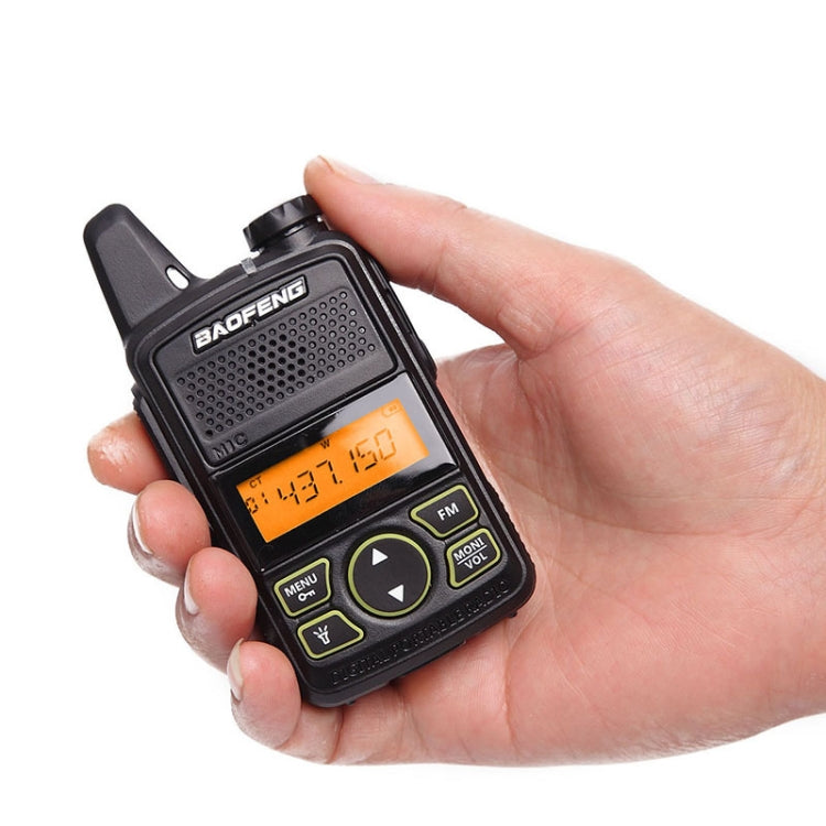 BaoFeng BF-T1 วิทยุวงเดียวเครื่องส่งรับวิทยุแบบใช้มือถือ, ปลั๊ก US, BF-T1 US Plug