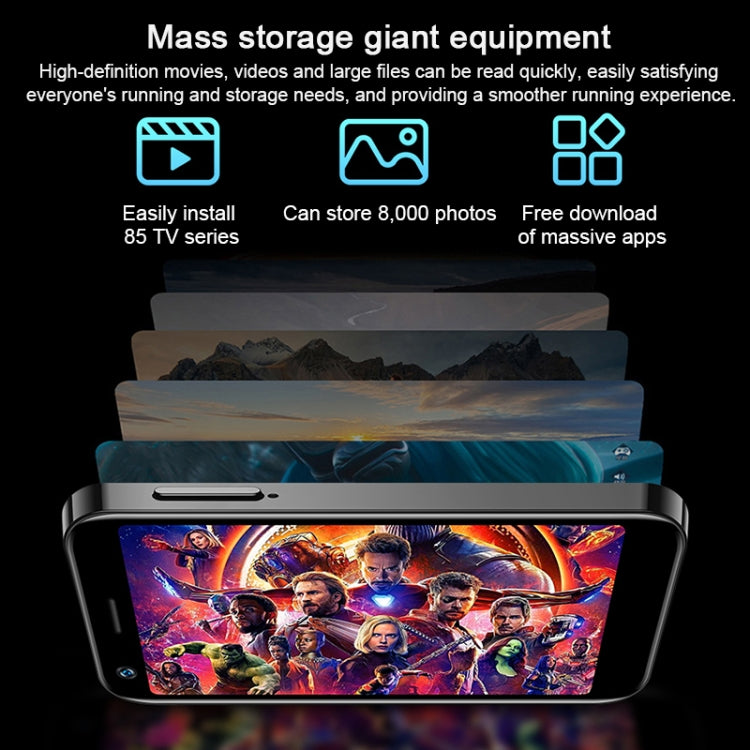 การจดจำใบหน้า, Android 9.0 ขนาด 3.0 นิ้ว MTK6737M Quad Core สูงถึง 1.1GHz, บลูทู ธ, WiFi, FM, เครือข่าย: 4G, สองซิม, 3GB+32GB