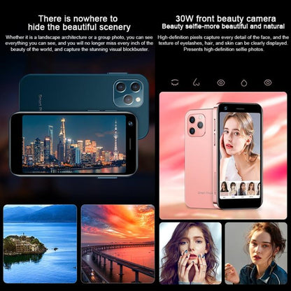 การจดจำใบหน้า, Android 9.0 ขนาด 3.0 นิ้ว MTK6737M Quad Core สูงถึง 1.1GHz, บลูทู ธ, WiFi, FM, เครือข่าย: 4G, สองซิม, 3GB+32GB