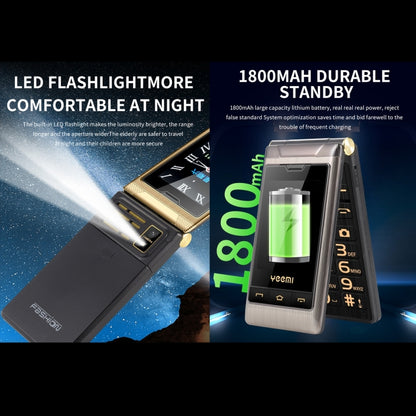 2.8 นิ้ว + 2.4 นิ้ว, แบตเตอรี่ 5900mAh, รองรับ FM, SOS, GSM, หมายเลขครอบครัว, ปุ่มใหญ่, Dual SIM