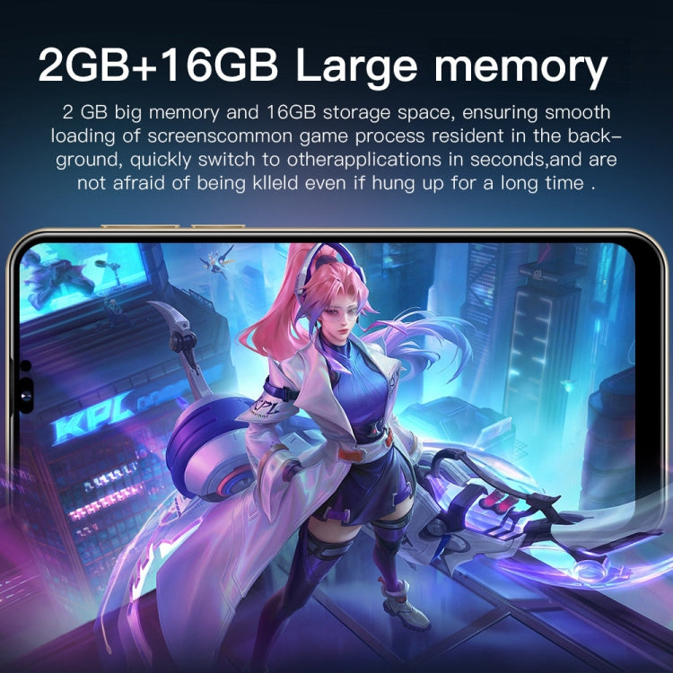 การระบุใบหน้า, Android 10 MTK6737 Quad Core, เครือข่าย: 4G, i14 Pro Max N86 2GB+16GB