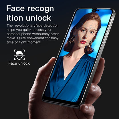 การระบุใบหน้า, Android 10 MTK6737 Quad Core, เครือข่าย: 4G, i14 Pro Max N86 2GB+16GB