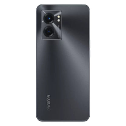 กล้องด้านหลังคู่, การระบุลายนิ้วมือด้านข้าง, แบตเตอรี่ 5000mAh, 6.58 นิ้ว Realme UI 3.0 / Android 12 MediaTek Dimensity 810 Octa Core สูงสุด 2.4GHz, เครือข่าย: 5G, รองรับ Google Play, 12GB+256GB