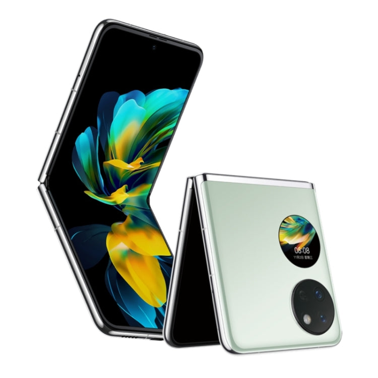 กล้องหลังคู่, ระบุลายนิ้วมือด้านข้าง, 6.9 นิ้ว + 1.04 นิ้ว HarmonyOS 3.0 Snapdragon 778G Octa Core สูงสุด 2.42GHz, เครือข่าย: 4G, OTG, NFC, ไม่รองรับ Google Play, 128GB Pink, 128GB Mint Green, 128GB Obsidian Black, 128GB Silver