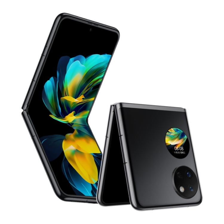 กล้องหลังคู่, ระบุลายนิ้วมือด้านข้าง, 6.9 นิ้ว + 1.04 นิ้ว HarmonyOS 3.0 Snapdragon 778G Octa Core สูงสุด 2.42GHz, เครือข่าย: 4G, OTG, NFC, ไม่รองรับ Google Play, 128GB Pink, 128GB Mint Green, 128GB Obsidian Black, 128GB Silver