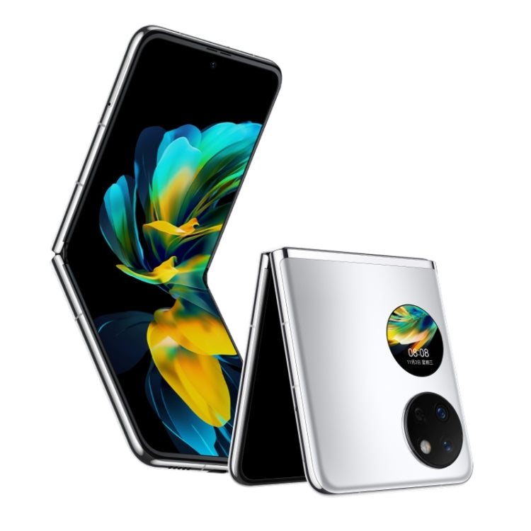 กล้องหลังคู่, ระบุลายนิ้วมือด้านข้าง, 6.9 นิ้ว + 1.04 นิ้ว HarmonyOS 3.0 Snapdragon 778G Octa Core สูงสุด 2.42GHz, เครือข่าย: 4G, OTG, NFC, ไม่รองรับ Google Play, 128GB Pink, 128GB Mint Green, 128GB Obsidian Black, 128GB Silver