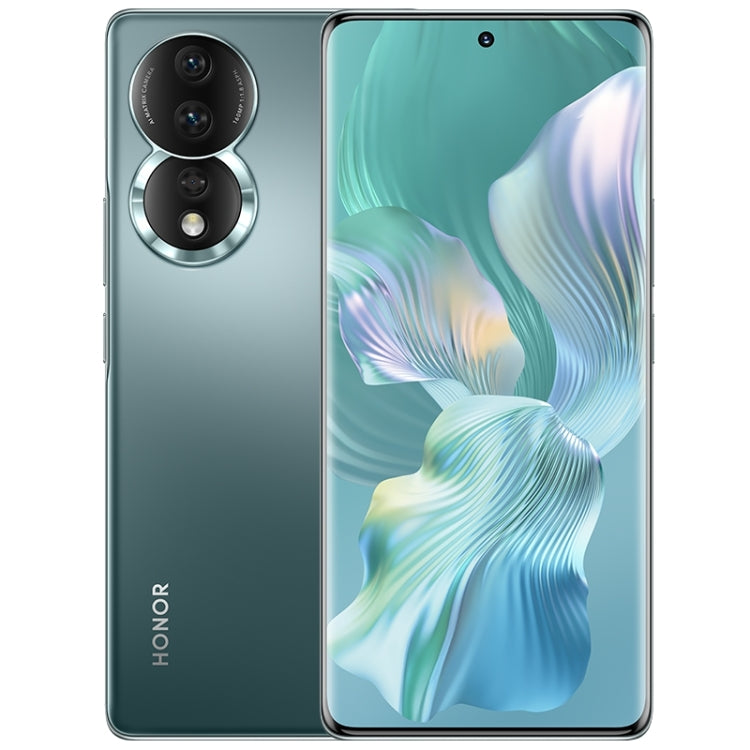 กล้องหลังสามตัว, ระบุลายนิ้วมือบนหน้าจอ, Magic UI 7.0 ขนาด 6.67 นิ้ว Qualcomm Snapdragon 782G Octa Core สูงสุด 2.7GHz, เครือข่าย: 5G, OTG, NFC, ไม่รองรับ Google Play, Honor 80 5G, 8GB+256GB