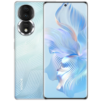 กล้องหลังสามตัว, ระบุลายนิ้วมือบนหน้าจอ, Magic UI 7.0 ขนาด 6.67 นิ้ว Qualcomm Snapdragon 782G Octa Core สูงสุด 2.7GHz, เครือข่าย: 5G, OTG, NFC, ไม่รองรับ Google Play, Honor 80 5G, 8GB+256GB