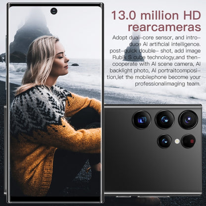 การระบุใบหน้า, Android 8.1 MTK6753 Octa Core, เครือข่าย: 4G, S23Ultra 5G D12332 3GB+64GB
