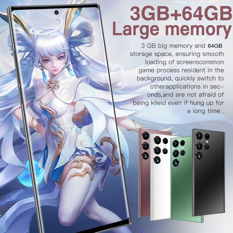 การระบุใบหน้า, Android 8.1 MTK6753 Octa Core, เครือข่าย: 4G, S23Ultra 5G D12332 3GB+64GB