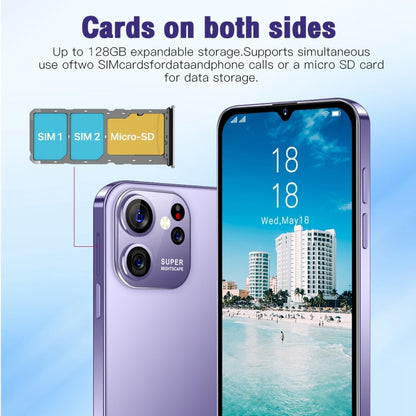 การระบุใบหน้า, Android 8.1 MTK6737 Octa Core, เครือข่าย: 4G, S23 Ultra E6  2GB+16GB