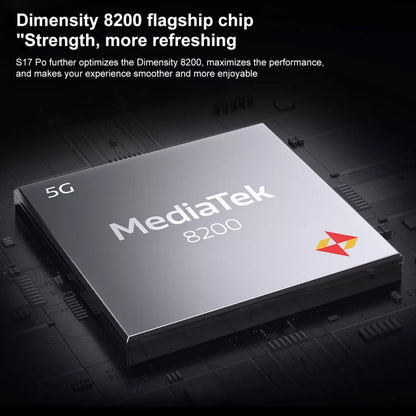 กล้องด้านหลังสามตัว, การระบุลายนิ้วมือหน้าจอ, แบตเตอรี่ 4600mAh, 6.78 นิ้ว Android 13 Origin OS 3 Dimensity 8200 Octa Core สูงสุด 3.1GHz, OTG, NFC, เครือข่าย: 5G, 12GB+512GB