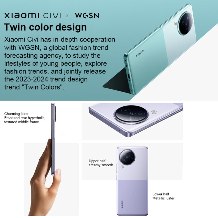 กล้องหลังสามตัว + กล้องหน้าคู่, การระบุลายนิ้วมือบนหน้าจอ, แบตเตอรี่ 4500mAh, MIUI 14 ขนาด 6.55 นิ้ว 14 Dimensity 8200-Ultra Octa Core 4nm สูงสุด 3.1GHz, เครือข่าย: 5G, NFC, 16GB+1TB