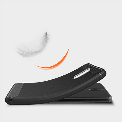 สำหรับ Huawei Mate 10 Lite Brushed Carbon Fiber Texture TPU กันกระแทกกันลื่นนุ่มป้องกันฝาหลัง, For Mate 10 Lite