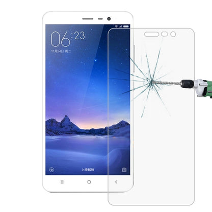 100 ชิ้นสำหรับ Xiaomi R Edmi หมายเหตุ 3 0.26 มิลลิเมตร 9H ความแข็งพื้นผิว 2.5D ฟิล์มกระจกนิรภัยป้องกันการระเบิด, 100pcs