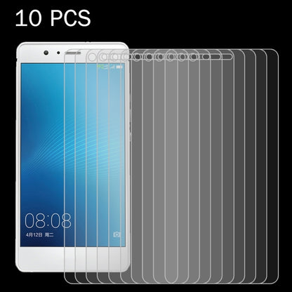 10 ชิ้นสำหรับ Huawei P9 Lite 0.26mm 9H ความแข็งพื้นผิว 2.5D ฟิล์มกระจกนิรภัยป้องกันการระเบิด, For P9 Lite(10 PCS)