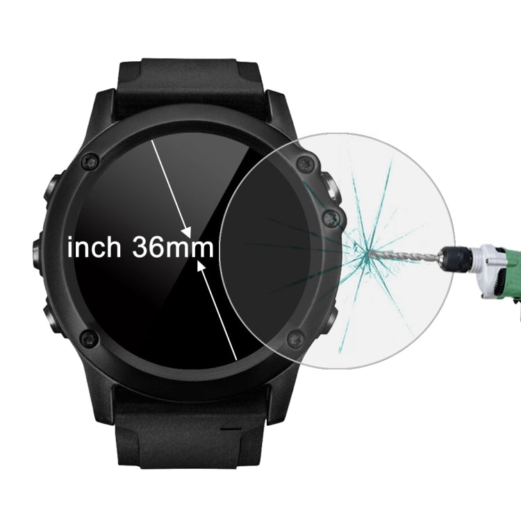 ENKAY Hat-Prince สำหรับเส้นผ่านศูนย์กลาง 36 มม. Circular Dial Smart Watch 0.2 มม. 9H ความแข็งพื้นผิว 2.15D ฟิล์มกันรอยนิรภัยแบบโค้งป้องกันการระเบิด