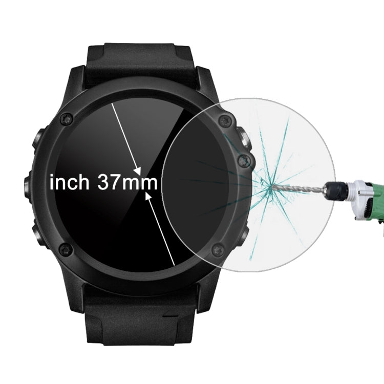 ENKAY Hat-Prince สำหรับเส้นผ่านศูนย์กลาง 37 มม. Circular Dial Smart Watch 0.2 มม. 9H ความแข็งพื้นผิว 2.15D ฟิล์มกันรอยนิรภัยแบบโค้งป้องกันการระเบิด