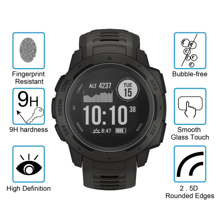 ENKAY Hat-Prince สำหรับเส้นผ่านศูนย์กลาง 38 มม. Circular Dial Smart Watch 0.2 มม. 9H ความแข็งพื้นผิว 2.15D ฟิล์มกันรอยนิรภัยแบบโค้งป้องกันการระเบิด