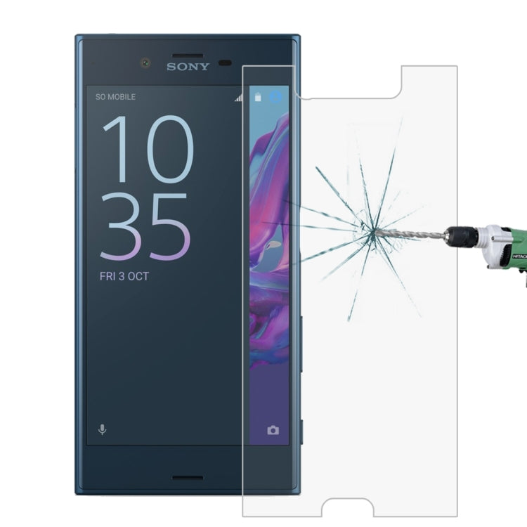 สำหรับ Sony Xperia XZ 0.26mm 9H ความแข็งพื้นผิว 2.5D ฟิล์มกระจกนิรภัยป้องกันการระเบิด