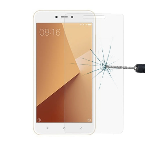 สำหรับ Xiaomi Redmi หมายเหตุ 5A 0.26mm 9H ความแข็งพื้นผิว 2.5D ป้องกันการระเบิดไม่เต็มหน้าจอฟิล์มกระจกนิรภัย, For Redmi Note 5A