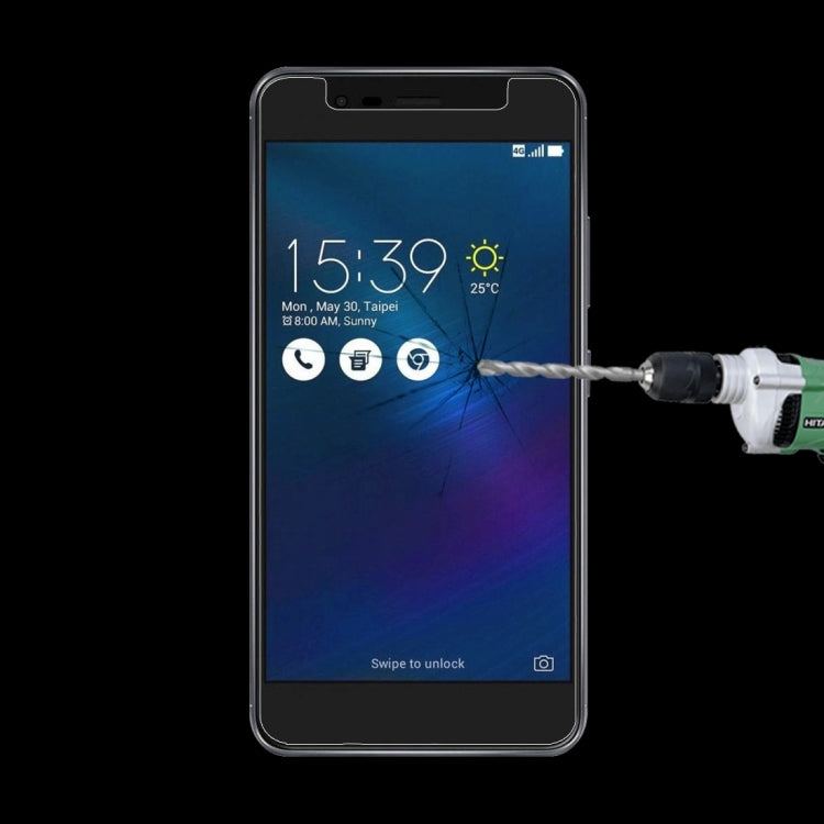 สำหรับ 5.5 นิ้ว Asus ZenFone 3 Max / ZC553TL 0.26mm 9H ความแข็งพื้นผิวป้องกันการระเบิดไม่เต็มหน้าจอฟิล์มกระจกนิรภัย, For 5.5 inch Asus ZenFone 3 Max / ZC553TL (1 PC)