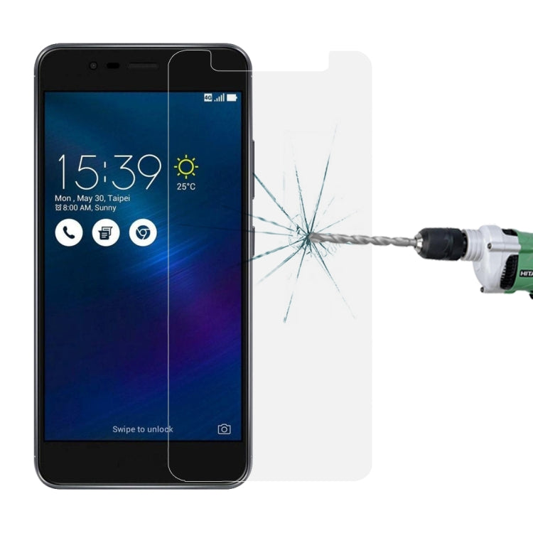 สำหรับ 5.5 นิ้ว Asus ZenFone 3 Max / ZC553TL 0.26mm 9H ความแข็งพื้นผิวป้องกันการระเบิดไม่เต็มหน้าจอฟิล์มกระจกนิรภัย, For 5.5 inch Asus ZenFone 3 Max / ZC553TL (1 PC)