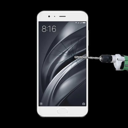 สำหรับ Xiaomi Mi 6 0.26mm 9H ความแข็งพื้นผิวป้องกันการระเบิดแบบเต็มหน้าจอฟิล์มกระจกนิรภัย, For Mi 6