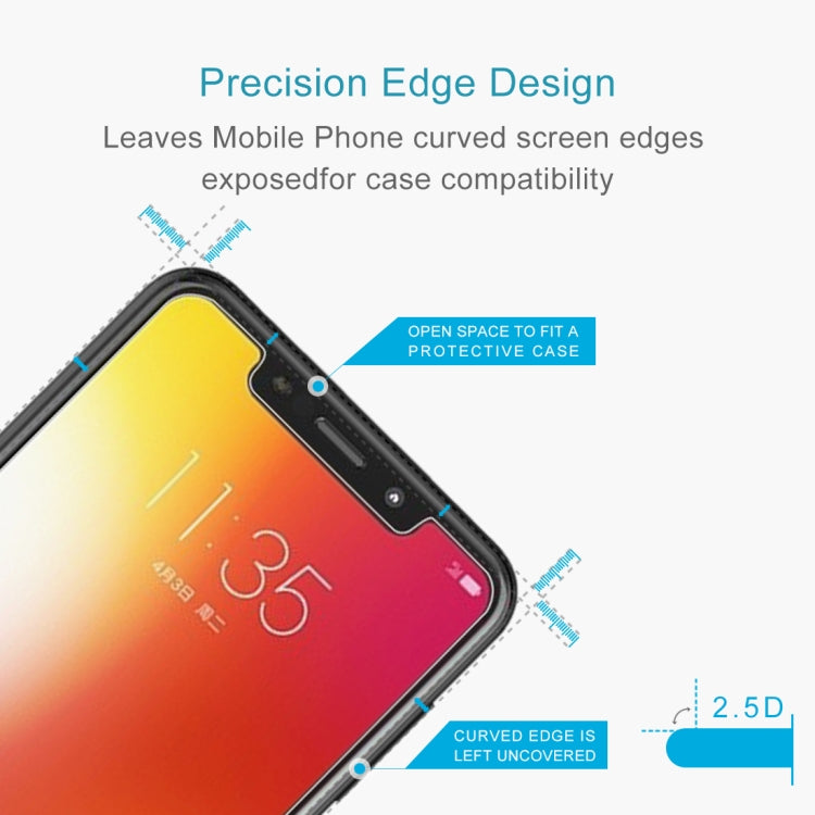 ฟิล์มกระจกนิรภัยป้องกันการระเบิด 0.26 มม. 9H 2.5D สำหรับ Motorola Moto One (เล่น P30), For Moto One (P30 Play) (1 PCS)
