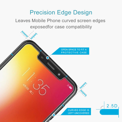 ฟิล์มกระจกนิรภัยป้องกันการระเบิด 0.26 มม. 9H 2.5D สำหรับ Motorola Moto One (เล่น P30), For Moto One (P30 Play) (1 PCS)