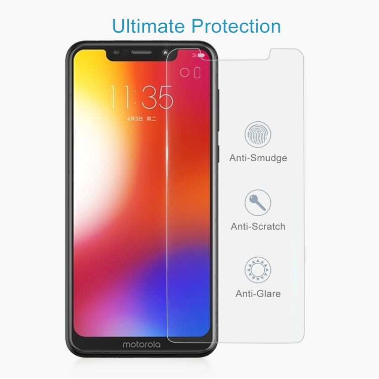 ฟิล์มกระจกนิรภัยป้องกันการระเบิด 0.26 มม. 9H 2.5D สำหรับ Motorola Moto One (เล่น P30), For Moto One (P30 Play) (1 PCS)