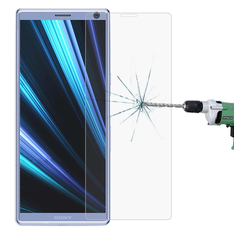ฟิล์มกระจกนิรภัยป้องกันการระเบิด 0.26 มม. 9H 2.5D สำหรับ Sony Xperia XA3, For Sony Xperia XA3 (1 PCS)