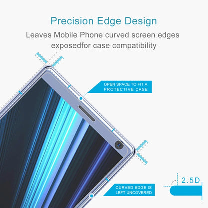 ฟิล์มกระจกนิรภัยป้องกันการระเบิด 0.26 มม. 9H 2.5D สำหรับ Sony Xperia XA3, For Sony Xperia XA3 (1 PCS)