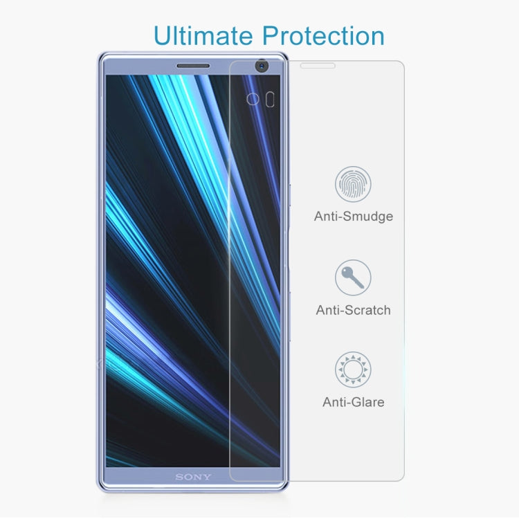 ฟิล์มกระจกนิรภัยป้องกันการระเบิด 0.26 มม. 9H 2.5D สำหรับ Sony Xperia XA3, For Sony Xperia XA3 (1 PCS)