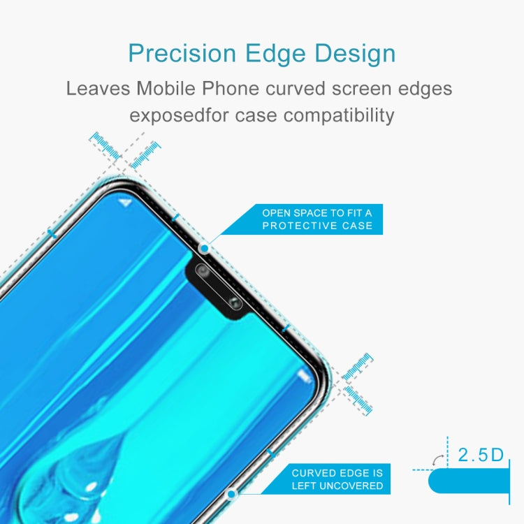 100 ชิ้น 0.26 มิลลิเมตร 9H 2.5D ฟิล์มกระจกนิรภัยป้องกันการระเบิดสำหรับ Huawei Y9 (2019) / เพลิดเพลินกับ 9 Plus, For Huawei Y9 (2019) / Enjoy 9 Plus (100 PCS)