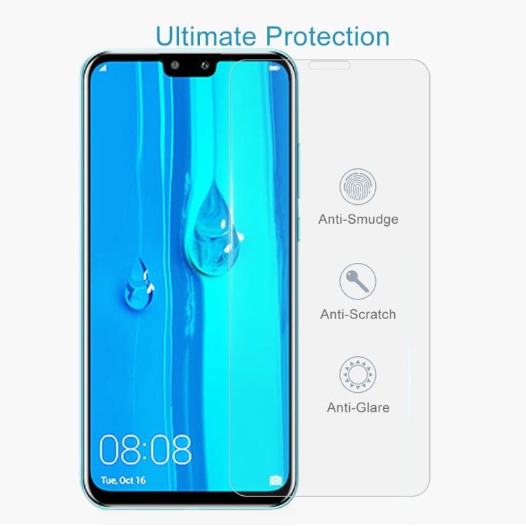 100 ชิ้น 0.26 มิลลิเมตร 9H 2.5D ฟิล์มกระจกนิรภัยป้องกันการระเบิดสำหรับ Huawei Y9 (2019) / เพลิดเพลินกับ 9 Plus, For Huawei Y9 (2019) / Enjoy 9 Plus (100 PCS)