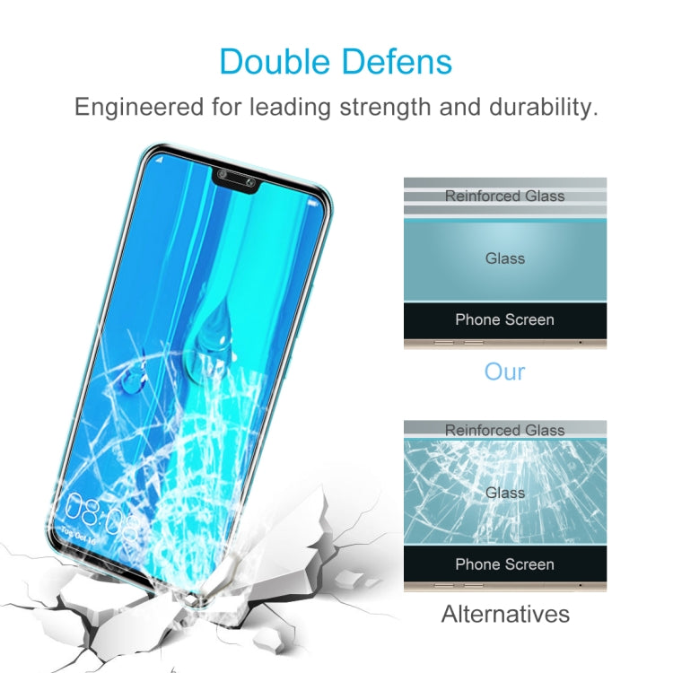 100 ชิ้น 0.26 มิลลิเมตร 9H 2.5D ฟิล์มกระจกนิรภัยป้องกันการระเบิดสำหรับ Huawei Y9 (2019) / เพลิดเพลินกับ 9 Plus, For Huawei Y9 (2019) / Enjoy 9 Plus (100 PCS)