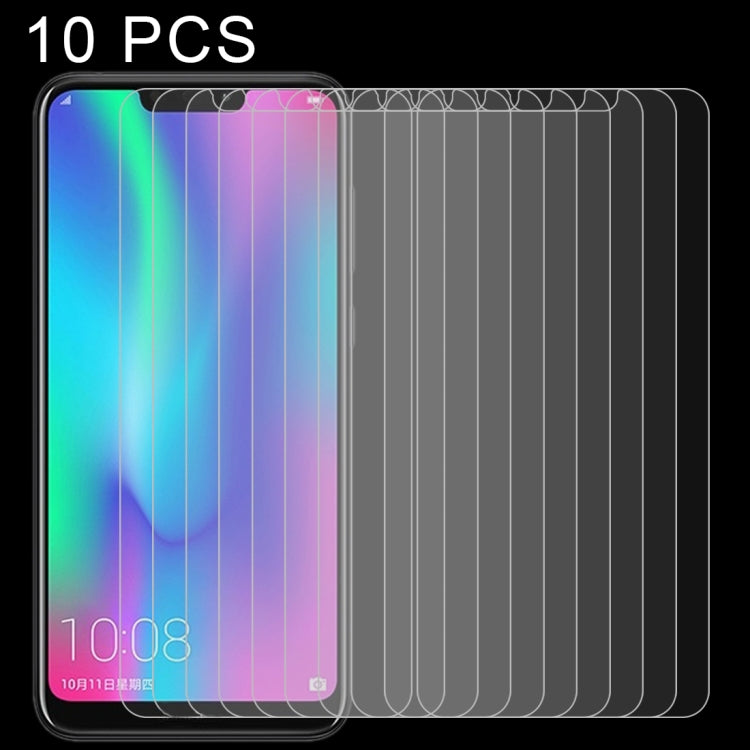 10 ชิ้น 0.26mm 9H 2.5D ฟิล์มกระจกนิรภัยป้องกันการระเบิดสำหรับ Huawei Honor 8C, For Huawei Honor 8C (10 PCS)