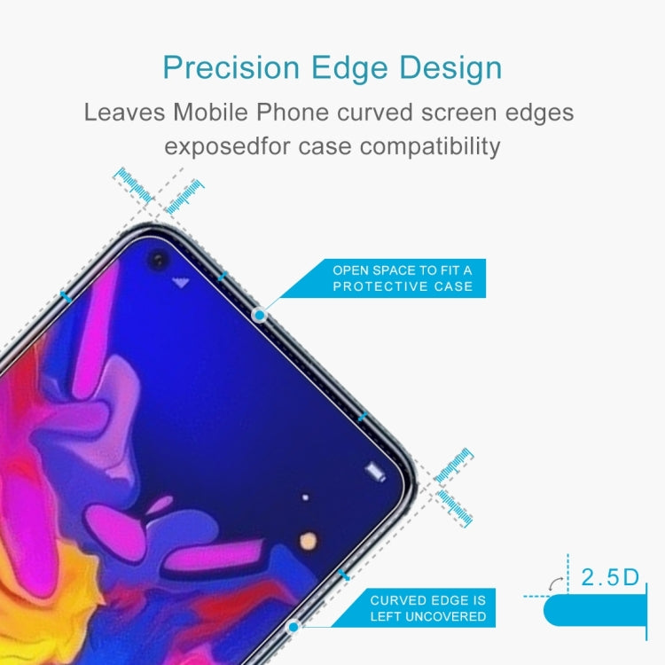 ฟิล์มกระจกนิรภัยป้องกันการระเบิด 0.26mm 9H 2.5D สำหรับ Huawei Honor View 20, For Honor View 20