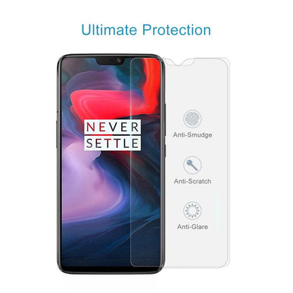 50 ชิ้น 0.26mm 9H 2.5D ฟิล์มกระจกนิรภัยสำหรับ OnePlus 6, For 6 (50 PCS)